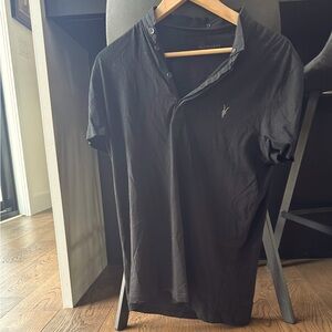 All saints polo shirt Pima cotton